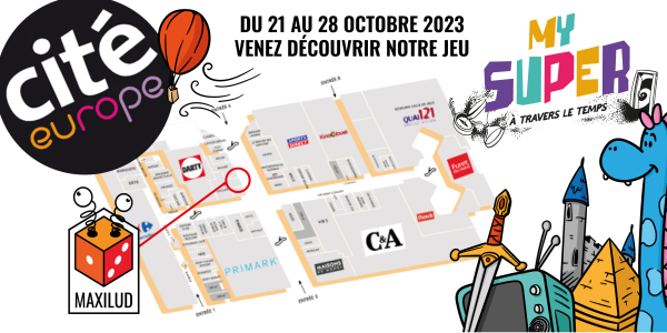 Maxilud s'installe du 21 au 28 octobre 2023 à la Cité europe de Coquelles